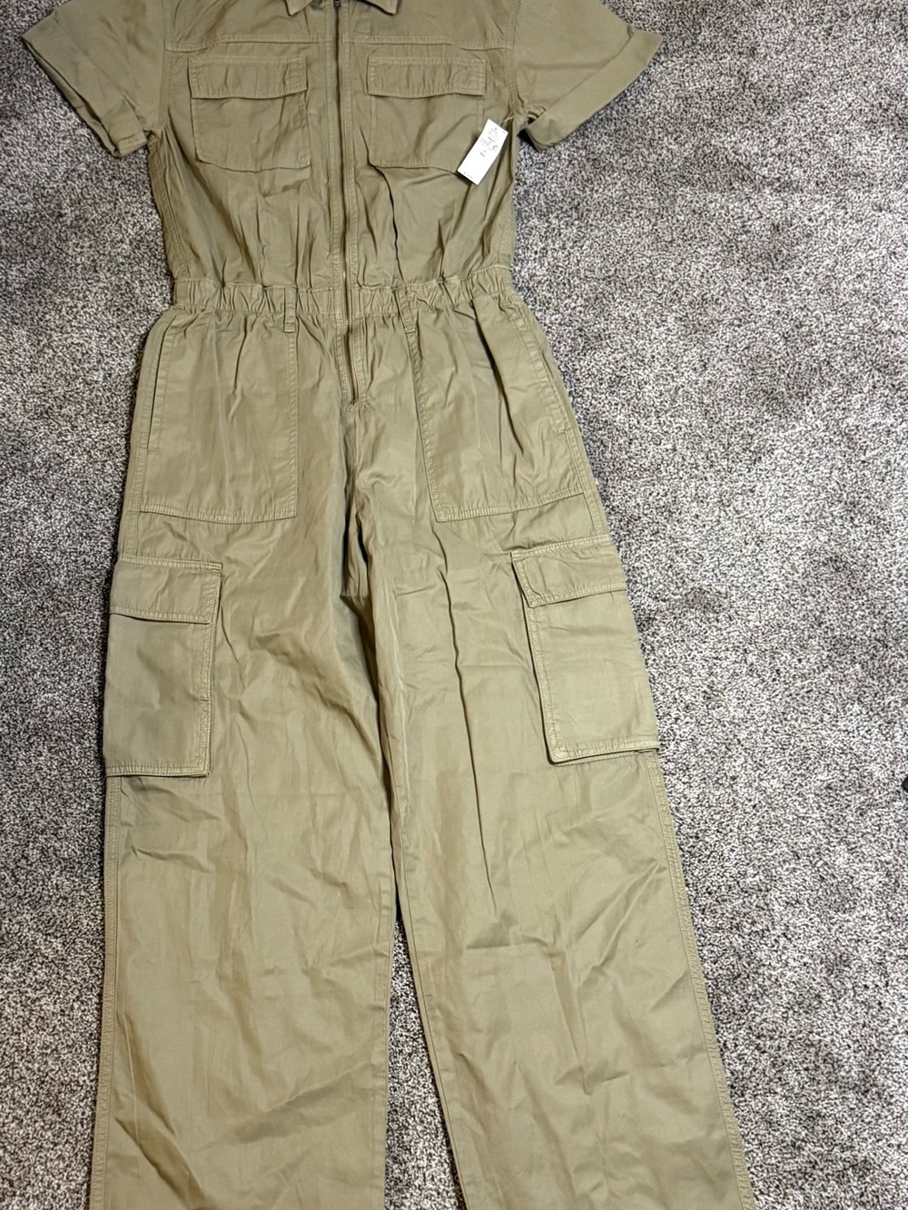 NWT Gap Tan Cargo Utility Jumpsuit